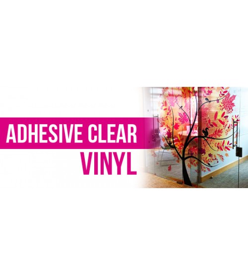 Adhesive Clear Vinyl